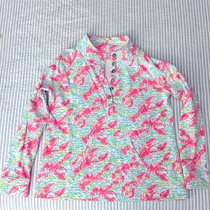 Lilly Pulitzer XL Lobstah Roll Captain Popover